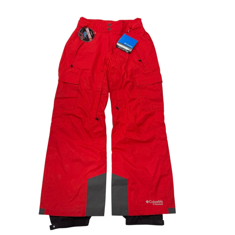 Columbia Titanium Ridge 2 Run II‎ Mens Red Omni-Heat Snow Pants Small Small NWT